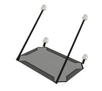 Cat Window Perch, Indoor Hammock Bed, Suction Cup Mounted Shelf, Elevated Pet Lounger Seat, 19.69x11.81inches, Cozy Resting Spot, for Apartment, Bedroom, Dormitory, Home, Patio, Living Room