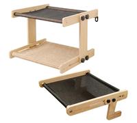 Cat Window Perch, Long-Lasting Design, Wood Material, Cat Sill Window Perch, Cát Hammock Wíndow, Sturdy Wooden Construction, For Easy Installation On Windowsills, Cabinets, Or Bedside Surfaces