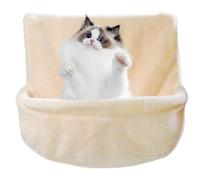Cat Window Perch - Railing Cat Bed, Sturdy Cat Hammock, Window Seat, Warm and Cosy, Breathable Plush Sleeping Bag, Sturdy Frame Ensures Secure Grip on the S