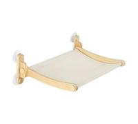 Cat Window Perch, Strong Secure Suction, 60x40x18cm, Cat Bed With Solid Wood Frame, Stable Large Cats Hammock, Easy To Install, For Window, Wall, Bedroom, Corner