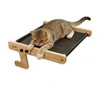 Cat Window Perch, Sturdy Frame, X1, Floating Pet Hammock, Wooden Bed Shelf, Cōzy Surfaces, For Home, Farmhouse, Apartment, Bedroom, Balcony, Study, Bedside Cabinet, Windowsill