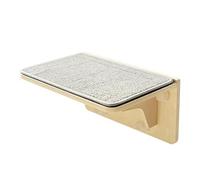 Cat Window Perch, Sturdy Wooden Design, 40x26x18cm, Window Mounted Cat Bed, Suction Cup Kitten Seat, Comfortable Rest, For Living Room, Bedroom, Penthouse