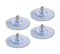 Cat Window Perch Suction Hunt - 4 Pieces PVC Suction Stops Screw Cat Window Perch, Cat Window Bed Seat with PE Replacement Screws