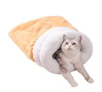 Cat Winter Sleeping Bag Bed | Soft Warm Kitten House, Soft Cat Nest Bed - For Pet Parents Cold Weather Winter Indoor Living Room Bedroom Apartment Homeowner Night Time Sleeping Bag