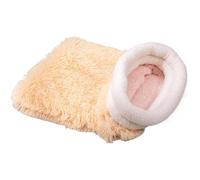 Cat Winter Sleeping Bag, Cat Beds Full Wrap Hideaway Tunnel, Kitten Cuddle Zone Pet Snuggle Sack Plush Soft Nest for Balcony Living Room Bedroom Dorm Car Sofa Apartment Indoor