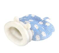 Cat Winter Sleeping Bag, Cute Cosy Cat Winter Sleeping Bag, Adorable, Soothing Cuddly Bag with Tail Design, Warm Hideaway Bed for Indoor Cats up to 17.6 Pounds - 21.65 x 17.7 cm