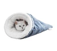 Cat Winter Sleeping Bag - Kitten Cave Bed | Cat Bed Cave Sleeping Bag, Pet Mat Pad Sack for Cats and Small Dogs, Soft Comfortable Bed