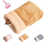 Cat Winter Warm Sleeping Bag,Wrap House Cat Sack Self Warm Cat Bed,Pet Mat Warming Pad Sack,Cat Bed Cave for Indoor Cats or Small Dogs