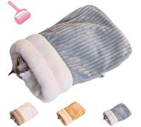 Cat Winter Warm Sleeping Bag,Wrap House Cat Sack Self Warm Cat Bed,Pet Mat Warming Pad Sack,Cat Bed Cave for Indoor Cats or Small Dogs