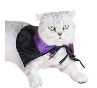 Cat Witch Costume - Cat Halloween Costumes, Small Dogs Cats | Pet Wizard Halloween Costume Cape, Costume Suit Cat Wizard Clothes, for Halloween Party Decoration, Cat Halloween Costumes