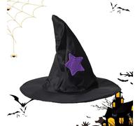 Cat Witch Costume Purple,Cute and Creative Cat Halloween Costumes | Hat for Small Dogs Cats Outfits, Dog Witch Costume for Small Cats Kittens, Kitten Halloween