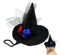 Cat Witch Hat Adjustable Halloween Costume Dress Up Headwear