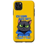 Cat with a grumpy expression - ich kann auch nett 1 Case for iPhone 11 Pro Max