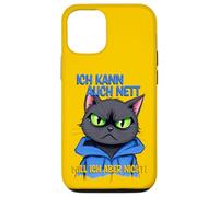 Cat with a grumpy expression - ich kann auch nett 1 Case for iPhone 12/12 Pro