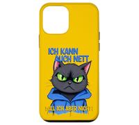 Cat with a grumpy expression - ich kann auch nett 1 Case for iPhone 12 mini