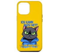Cat with a grumpy expression - ich kann auch nett 1 Case for iPhone 12 Pro Max