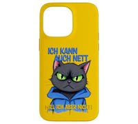 Cat with a grumpy expression - ich kann auch nett 1 Case for iPhone 14 Pro Max