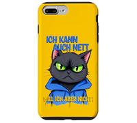 Cat with a grumpy expression - ich kann auch nett 1 Case for iPhone 7 Plus/8 Plus