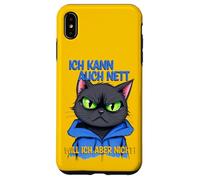 Cat with a grumpy expression - ich kann auch nett 1 Case for iPhone XS Max