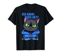 Cat with a grumpy expression - ich kann auch nett 1 T-Shirt