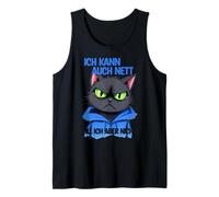 Cat with a grumpy expression - ich kann auch nett 1 Tank Top