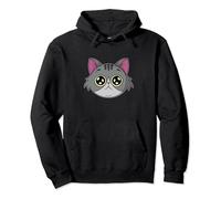 Cat with big googly Eyes is sad Pullover Hoodie