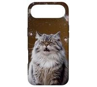 Cat with Cosmic Thoughts Funny Surreal Weird Case for iPhone Air