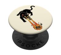 Cat with Laser Eyes - Lasercat PopSockets Adhesive PopGrip