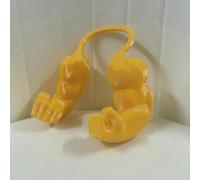 Cat With Muscular Arms - 3D Printed Funny Pet Costume Prop For Cats And Small Dogs, Funny Ornaments, Giant Hand Muscle Arm Costume For Kitten Halloween & Birthday Parties (yellow, fist)