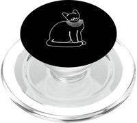 Cat with Ruth Bader Ginsburg Collar RBG PopSockets PopGrip for MagSafe
