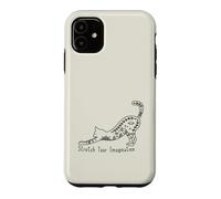 Cat with Stretch Your Imagination Case for iPhone 11