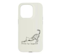 Cat with Stretch Your Imagination Case for iPhone 15 Pro