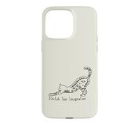 Cat with Stretch Your Imagination Case for iPhone 15 Pro Max