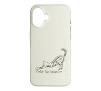 Cat with Stretch Your Imagination Case for iPhone 16