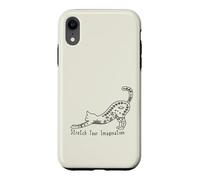 Cat with Stretch Your Imagination Case for iPhone XR