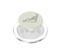 Cat with Stretch Your Imagination PopSockets PopGrip for MagSafe