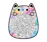 Cat Wooden Jigsaw Puzzle - 135 Piece Animal Shape Design, Intricate Artwork Feature, for Creative Learning with Detailed Patterns, Premium Wood Puzzle for Adults Kids Birthday Gift Educational Crafts