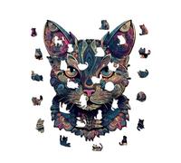 Cat Wooden Jigsaw Puzzle | Cute Kitten Game - Wooden Puzzles for Adults | for Boys Girls Family Youth Adults Birthday Holiday Parties Indoor Outdoor Decorations Educational Projects