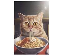 Cat Wooden Puzzles Jigsaw Puzzle 1000 Pieces for Adults Creative Difficult Challenging Game 78×53cm