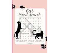 Cat Word Search 495 Words: Fun and Relaxing Themed Puzzle Book for Teens, Adults and Seniors, Large Print Book whit Solutions
