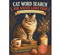 Cat Word Search For Adults Large Print: 50 Cat Breed Puzzles For Cat Lovers