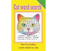 Cat word search: Have fun finding words related to cats.
