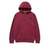 Caterpillar Trademark Banner Hooded Sweatshirt Sml Orange