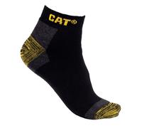 Caterpillar Workwear Premium Work Sneakers 3 Pair Pack Black Size: UK1 UK12-14