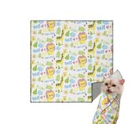 Cat Wrap | 21.6x21.6in Calming Cat Wrap For Cutting Nails | Self-adhesive Cat Grooming Wrap For Cutting Claws | Anti-Escape Anti-Scratch Cat Restraint Caps | Anti-Bite Cat Nail Clipping Restraint Wrap