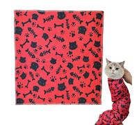 Cat Wrap for Cutting Nails, Anti Escape Calming Wrap, Soft Kitten Blanket, Anti Scratch Adjustable Grooming Bag, Multifunctional Pet Tool for No Stress Grooming