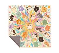Cat Wrap for Grooming Anti-escape Adhesive Anti-Bite Calm Sleeve | within 8.8Lbs Cat Nail Clipping Restraint for Kitten Puppy Paw Wound Care Toenail Trimming Cutting Grinding