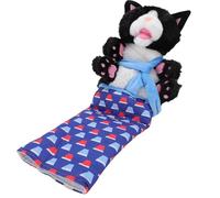 Cat Wrestling Puppet Interactive Soft Plush Hand Puppet Toy for Cats to Promote Exercise Reduce Boredom Indoor Outdoor Playtime Durable Polyester Fiber 47x16cm