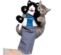Cat Wrestling Puppet with Catnip and Protective Sleeve
