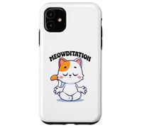Cat Yoga Funny Meowditation Case for iPhone 11